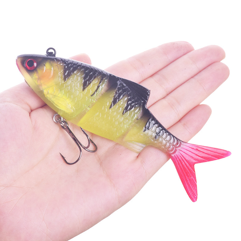 1 τεμ. μαλακό Fishing Wobblers Pike Fishing Lures 12cm 31g Πολλαπλών Ενώσεων Τεχνητά Δολώματα σιλικόνης Τρολάρισμα Κυπρίνου Ψάρεμα