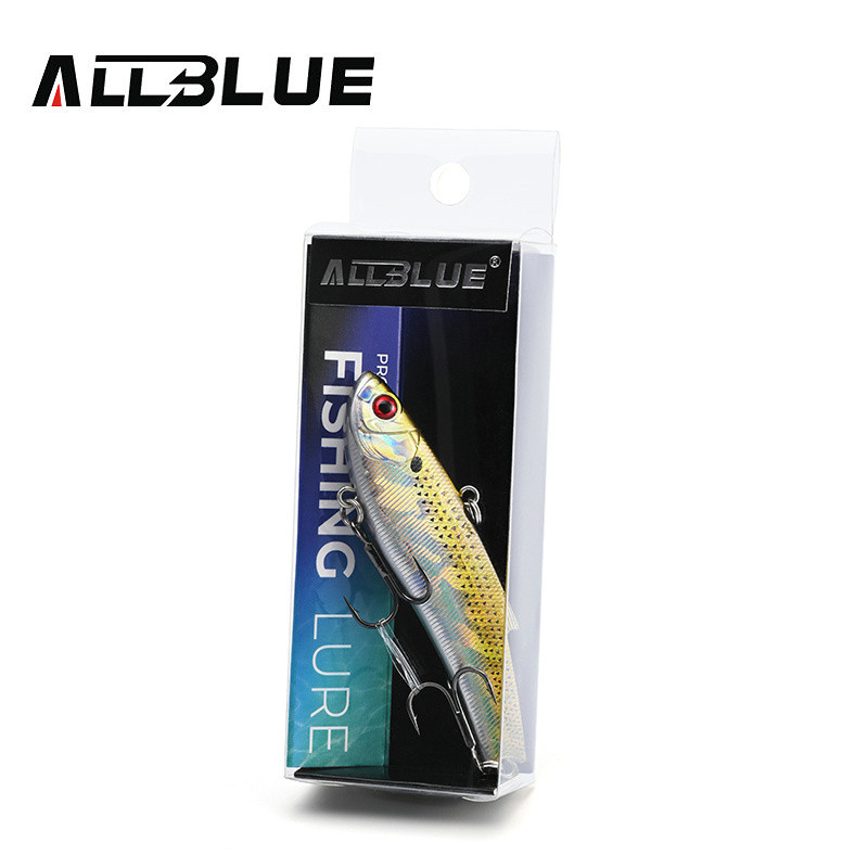 ALLBLUE RANGE VIB 80ES Uppuv VIB kalastuslant Rattlin 80mm 23g kõva kunstvibratsioonisööt talvine jäähaugi püügivarustus