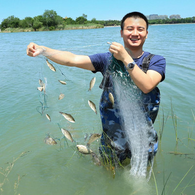 Horgászháló egyhálós nylon úszócsapda monofil kopoltyúháló horgásztartozékok kézi dobáshoz