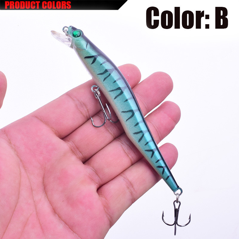 1tk Kalasööt kõva sööt 11,5cm 10g Minnow Crankbait voblerid Peche Bass kunstsöödad haugi karpkala peibutis Swimbait FA-214
