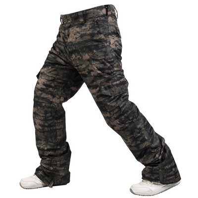 -30 kamuflaažiga meeste lumepüksid lumelauaülikonna riided 10k veekindlad tuulekindlad hingavad talvised välispordi suusapüksid