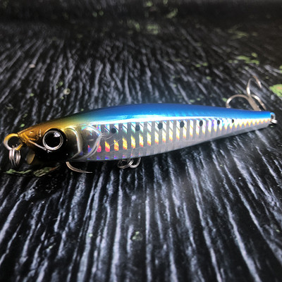 110 mm 50 g tugevalt vajuvad pliiatsiga kalapüügi peibutis, merevees ujumispeibutis Monster Shot Large Laser Pesca kunstlikud kõvad söödad