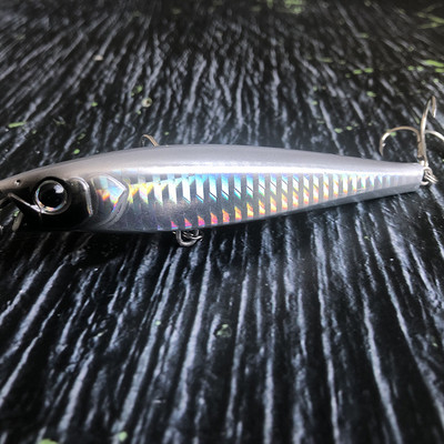 110 mm 50 g tugevalt vajuvad pliiatsiga kalapüügi peibutis, merevees ujumispeibutis Monster Shot Large Laser Pesca kunstlikud kõvad söödad