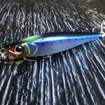 110 mm 50 g tugevalt vajuvad pliiatsiga kalapüügi peibutis, merevees ujumispeibutis Monster Shot Large Laser Pesca kunstlikud kõvad söödad