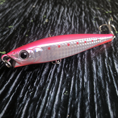 110 mm 50 g tugevalt vajuvad pliiatsiga kalapüügi peibutis, merevees ujumispeibutis Monster Shot Large Laser Pesca kunstlikud kõvad söödad