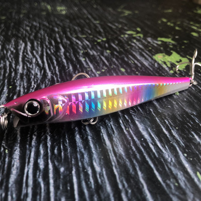 110 mm 50 g tugevalt vajuvad pliiatsiga kalapüügi peibutis, merevees ujumispeibutis Monster Shot Large Laser Pesca kunstlikud kõvad söödad