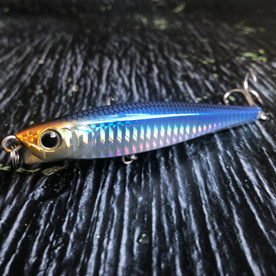 110 mm 50 g tugevalt vajuvad pliiatsiga kalapüügi peibutis, merevees ujumispeibutis Monster Shot Large Laser Pesca kunstlikud kõvad söödad