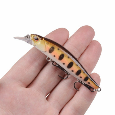 1tk Minnow kalapüügi voblerid 9 cm 8,6 g aeglaselt vajuv kunstlik kõva sööt Crankbait Bass haugi karpkala püügivahendid
