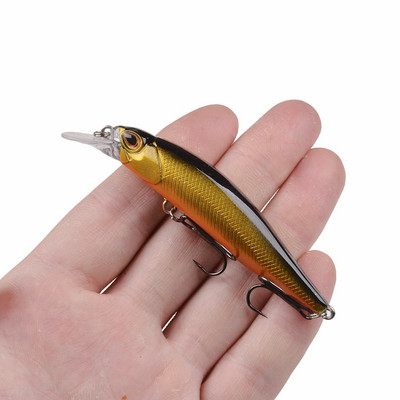 1tk Minnow kalapüügi voblerid 9 cm 8,6 g aeglaselt vajuv kunstlik kõva sööt Crankbait Bass haugi karpkala püügivahendid