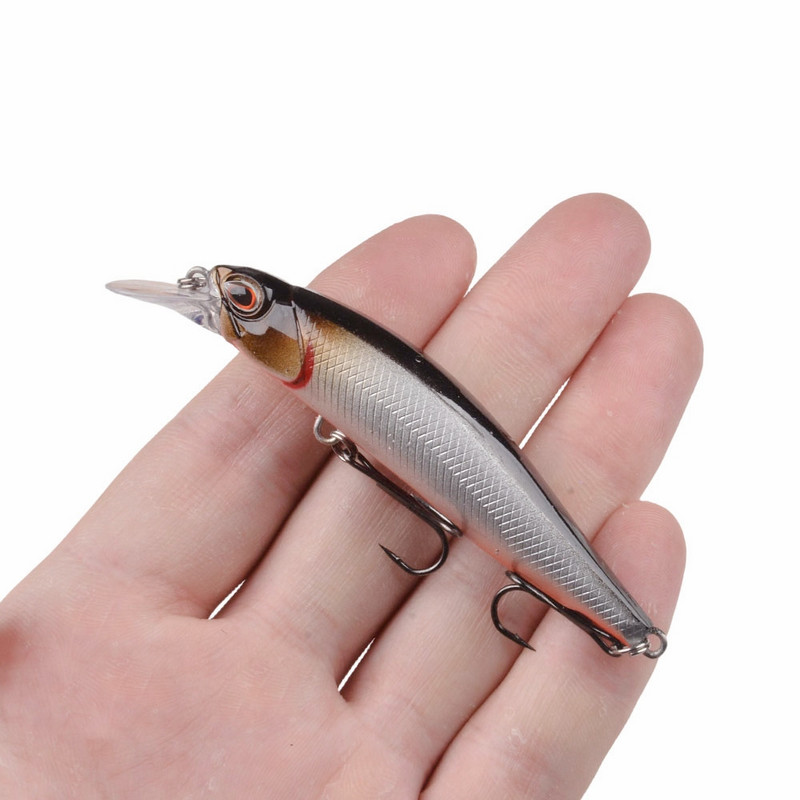 1tk Minnow kalapüügi voblerid 9 cm 8,6 g aeglaselt vajuv kunstlik kõva sööt Crankbait Bass haugi karpkala püügivahendid