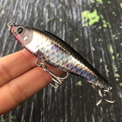 Creion cu momeală artificială cu scufundare lentă de 70 mm și 8,2 g pentru pescuitul cu apă sărată, bas, păstrăv, momeli de înot Pesca Wobblers pentru stiucă 3D