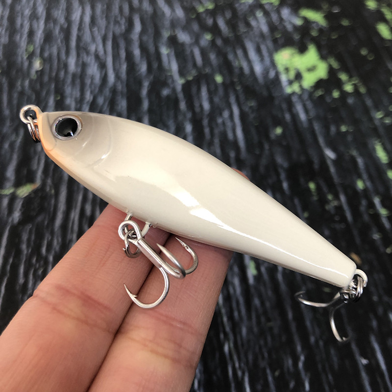 Creion cu momeală artificială cu scufundare lentă de 70 mm și 8,2 g pentru pescuitul cu apă sărată, bas, păstrăv, momeli de înot Pesca Wobblers pentru stiucă 3D