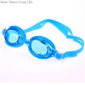 Деца Детски плувен басейн Силикон против мъгла UV защита Водоустойчиви очила за плуване Очила за водни спортове Очила с 2 тапи за уши