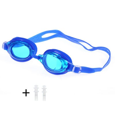 Djeca Dječji bazen Silikon protiv magljenja UV zaštita Vodootporne naočale za plivanje Naočale za vodene sportove Naočale s 2 čepića za uši