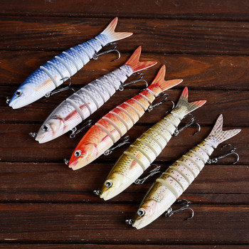 CCLTBA 10cm 10g Bass Fishing Lures Sinking Jointed Swimbait Trout Bait Tackle Wobbler Lure for Fishing