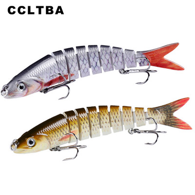 CCLTBA 10cm 10g Bass horgászcsalik Süllyedő csuklós Swimbait Trout Bat Tackle Wobbler csali horgászathoz