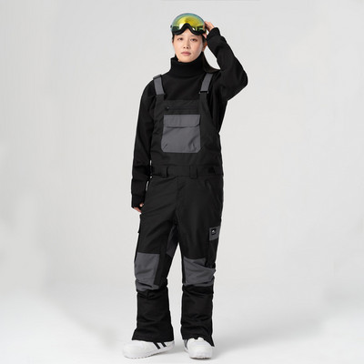 Νέο χειμερινό παντελόνι σκι Αντιανεμικό αδιάβροχο παντελόνι για χιόνι Αθλητικό εξωτερικό παντελόνι για σνόουμπορντ Παντελόνι λουράκι ανδρικό γυναικείο παντελόνι για σκι