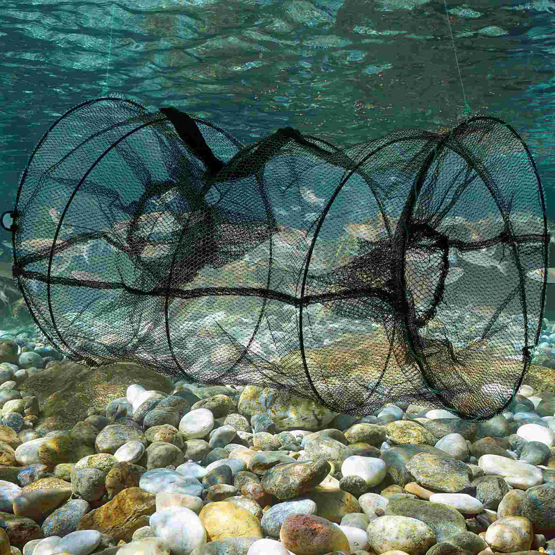 Okrugle sklopive prijenosne lijevane mreže za ribolov jastoga