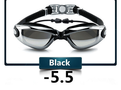 Professionaalsed ujumisprillid Ujumisprillid kõrvatroppidega ninaklambriga Electroplate veekindel silikoon очки для плавания Adluts