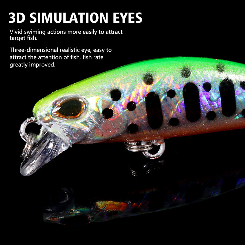 1Pcs 5.8Cm 5.4g Pesca Jerkbait mamac Potapajući mamci za pecanje Snažni mamac Ribolovni pribor za vobler za crnu ribicu