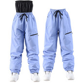 Nove skijaške hlače, muške i ženske, vanjske furnir, dvostruka ploča, elastična nogavica, tople olujne hlače, otporne na vjetar, prozračne 15000 mm