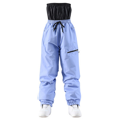 Nove skijaške hlače, muške i ženske, vanjske furnir, dvostruka ploča, elastična nogavica, tople olujne hlače, otporne na vjetar, prozračne 15000 mm