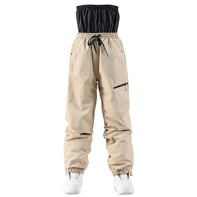 Nove skijaške hlače, muške i ženske, vanjske furnir, dvostruka ploča, elastična nogavica, tople olujne hlače, otporne na vjetar, prozračne 15000 mm