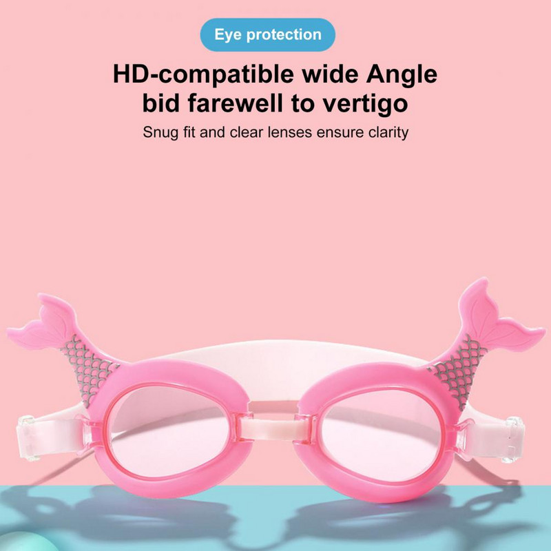 Laste ujumisprillid Reguleeritav rihm Uduvastane Silmakaitse Kaasaskantavad poisid Tüdrukud Veealune sukeldumine Ujumisprillid Veesport