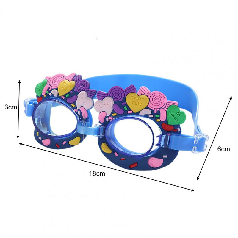 Laste ujumisprillid Reguleeritav rihm Uduvastane Silmakaitse Kaasaskantavad poisid Tüdrukud Veealune sukeldumine Ujumisprillid Veesport
