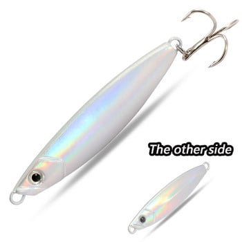 Metal Jig Fishing Lure 10g 20g Cast Hook Swimbait 3D Laser Wobbler Pike Spoon Carp Spinner Kit Sea Tackle Kit Pesca Artificial Bait