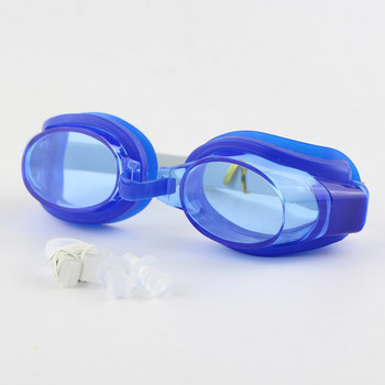 Регулируеми очила за плуване за възрастни, деца, деца, очила за плуване, очила с тапи за уши, щипка за нос, аксесоари за басейн