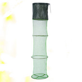 Crawfishs Rotund Crawfish Creveți Plasă Cușcă Pliabilă pentru Pești Plasă de Aterizare Cu Snur Geantă Crawfish (Nailon