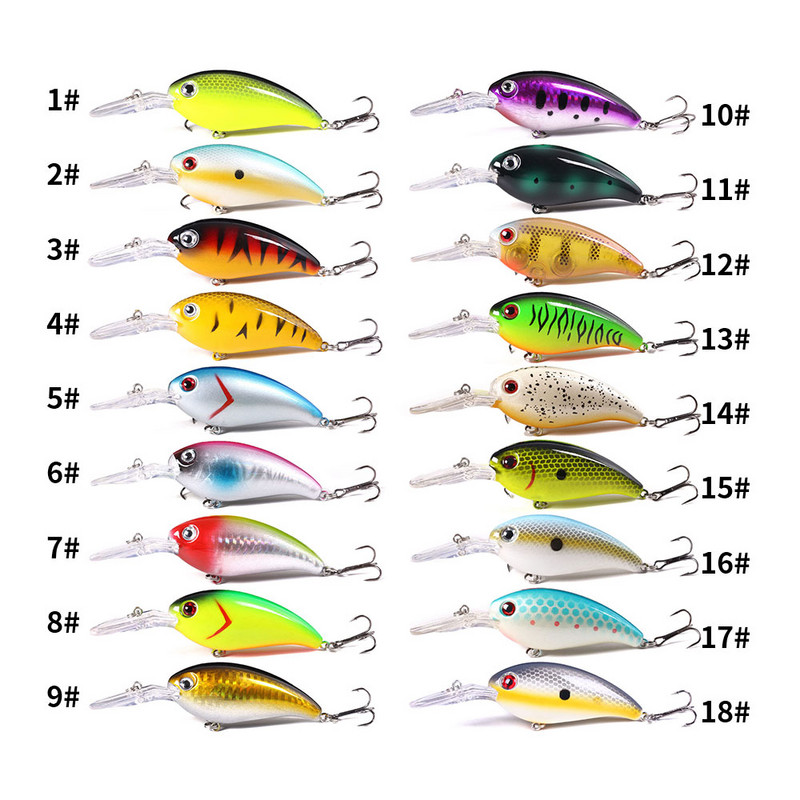 Hengjia Crank momeală de pescuit Wobbler 14g 10cm Minnow Isca Nalucă artificială Crankbait Leurre de Bass Stiucă Trolling Pesca Tackle