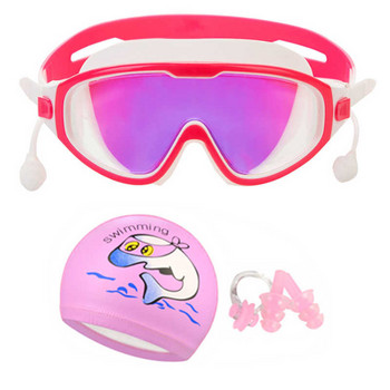 Детски очила за плуване против замъгляване, uv водоустойчиви силиконови очила за гмуркане за деца, момче, момиче, очила за плуване
