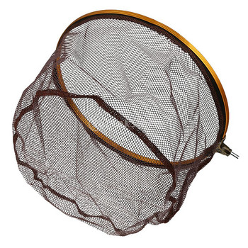 Риболовна мрежа от неръждаема стомана Carp Trout Fish Net Hand Net-D29/35cm Rive Fishing Ocean Sea Fishing Head Net
