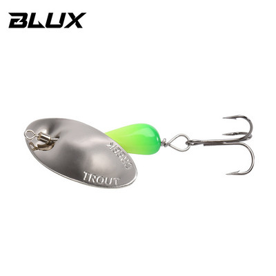 BLUX AR-S teraga pöörlev vurr 3,5 g metallist peibutis messingist kõva kunstlik lusikas sööt vask magevee forelli püügitarbed