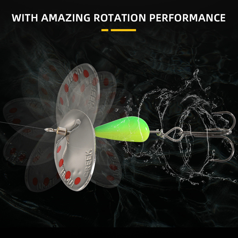 BLUX AR-S teraga pöörlev vurr 3,5 g metallist peibutis messingist kõva kunstlik lusikas sööt vask magevee forelli püügitarbed