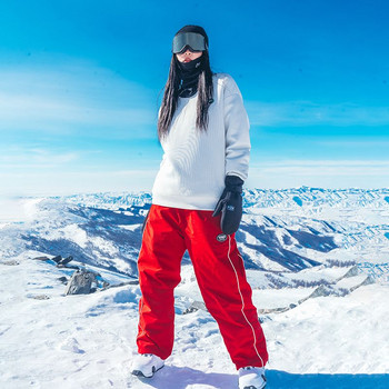 Unisex Χειμερινό παντελόνι χιονιού αδιάβροχο παντελόνι σκι με μόνωση Ripstop αντιανεμικό παντελόνι snowboard Παντελόνι για χειμερινά αθλητικά παπούτσια για εξωτερικούς χώρους
