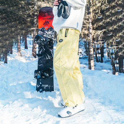 Unisex zimske snježne hlače Vodootporne izolirane skijaške hlače Ripstop Hlače otporne na vjetar Zimske sportske donje hlače na otvorenom