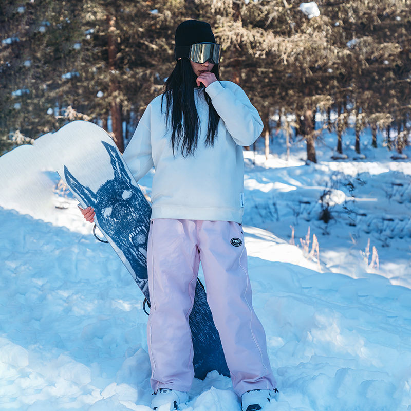 Unisex zimske snježne hlače Vodootporne izolirane skijaške hlače Ripstop Hlače otporne na vjetar Zimske sportske donje hlače na otvorenom