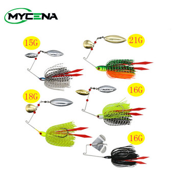 Mycena 16G&18G&21G spinner bait Bass jig Chatter bait риболовна примамка chatterbait Риболовен комплект Воблери за риболовни принадлежности за бас