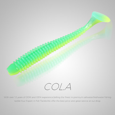 BEARKING 63 mm 80 mm 97 mm mamac za ribolov Meki mamac Shad Silikonski mamci Vobleri Swimbait Umjetni leurre souple