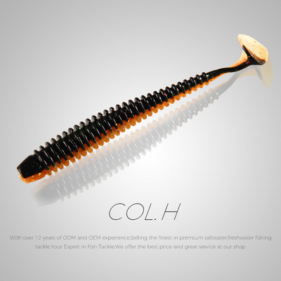 BEARKING 63 mm 80 mm 97 mm mamac za ribolov Meki mamac Shad Silikonski mamci Vobleri Swimbait Umjetni leurre souple