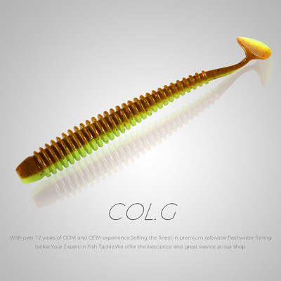 BEARKING 63 mm 80 mm 97 mm mamac za ribolov Meki mamac Shad Silikonski mamci Vobleri Swimbait Umjetni leurre souple