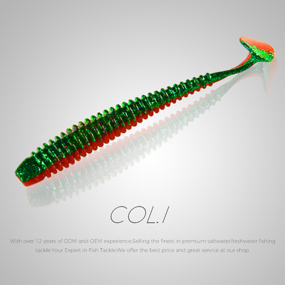 BEARKING 63 mm 80 mm 97 mm mamac za ribolov Meki mamac Shad Silikonski mamci Vobleri Swimbait Umjetni leurre souple