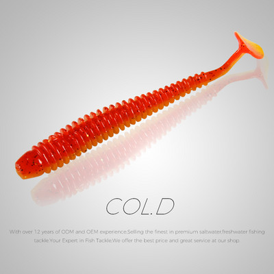 BEARKING 63 mm 80 mm 97 mm mamac za ribolov Meki mamac Shad Silikonski mamci Vobleri Swimbait Umjetni leurre souple