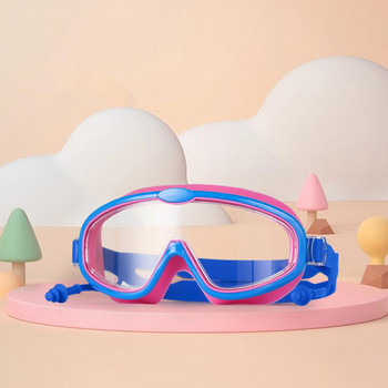 Γυαλιά κολύμβησης κατά της ομίχλης Γυαλιά κολύμβησης για νέους με ωτοασπίδα Αντιδιαρροή Αντιθαμβωτική προστασία Uv για αγόρια κορίτσια 3-15 ετών για παιδιά
