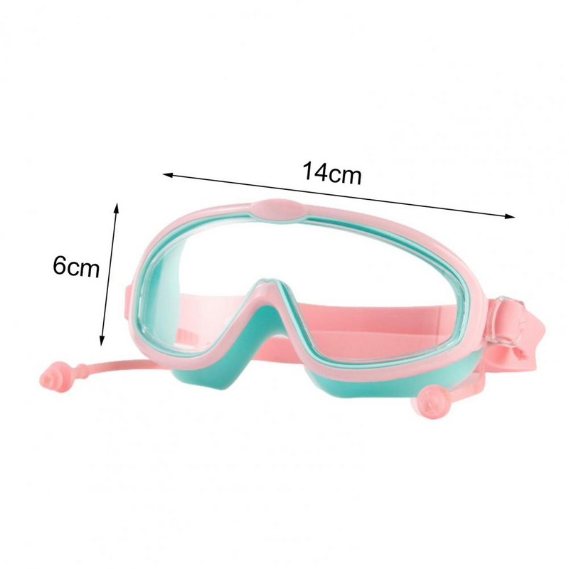 Γυαλιά κολύμβησης κατά της ομίχλης Γυαλιά κολύμβησης για νέους με ωτοασπίδα Αντιδιαρροή Αντιθαμβωτική προστασία Uv για αγόρια κορίτσια 3-15 ετών για παιδιά