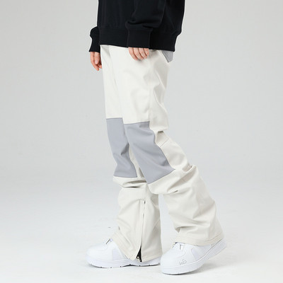 Suusatamine Lumelaud Õhukesed Suusad Veekindlad Soe Tepitud lumespordialad Mehed Naiste Lapitehnika Püksid Lumelauapüksid