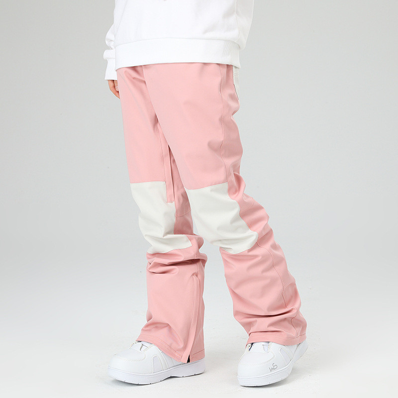 Suusatamine Lumelaud Õhukesed Suusad Veekindlad Soe Tepitud lumespordialad Mehed Naiste Lapitehnika Püksid Lumelauapüksid